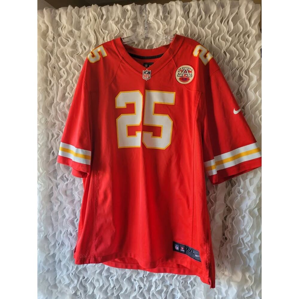 💥 Kansas City Chiefs Edwards-Helaire Nike XXL Vapor Limited Jersey NFL d3